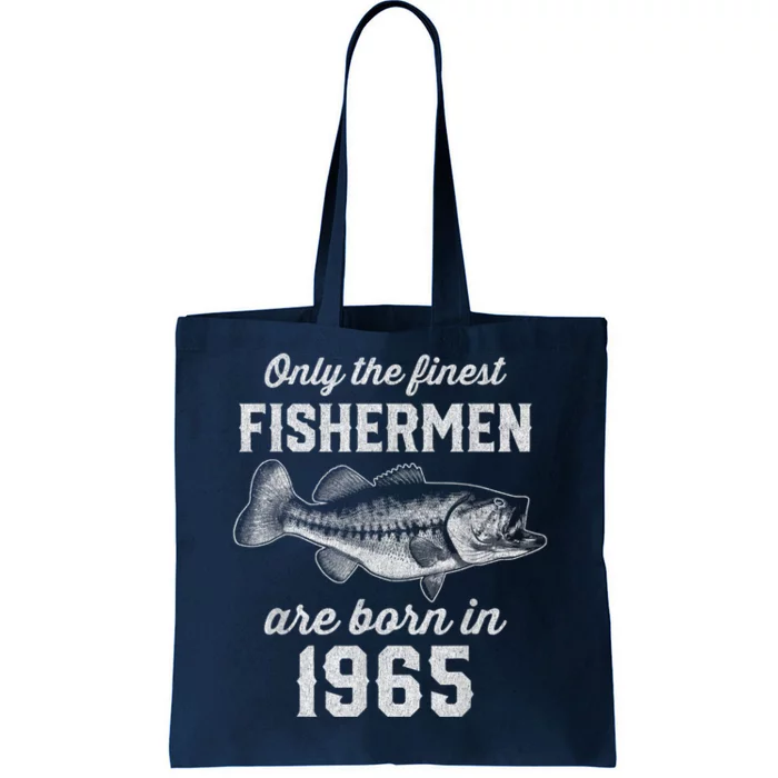 58 Year Old Fisherman: Fishing 1965 58th Birthday Tote Bag