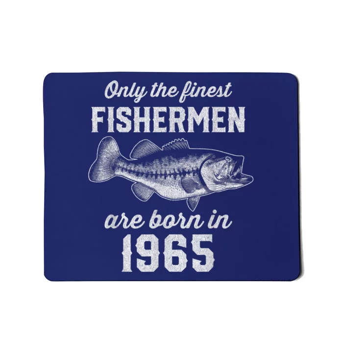 58 Year Old Fisherman: Fishing 1965 58th Birthday Mousepad