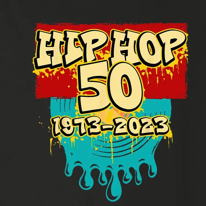 50 Years Of Hip Hop 50th Anniversary Celebration Vinyl Toddler Long Sleeve Shirt