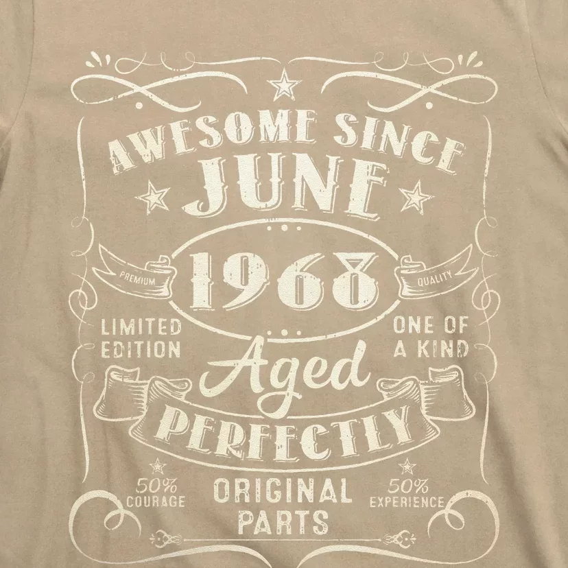 55 Year Old Awesome Since June 1968 55th Birthday (1) T-Shirt