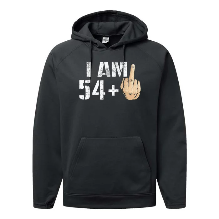 55 Years Old Fun 55th Birthday Gift Ideas Christmas Performance Fleece Hoodie