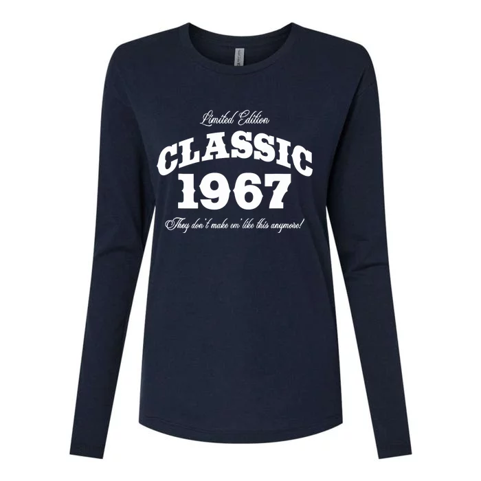 56 Year Old: Vintage Classic Car 1967 56th Birthday Womens Cotton Relaxed Long Sleeve T-Shirt