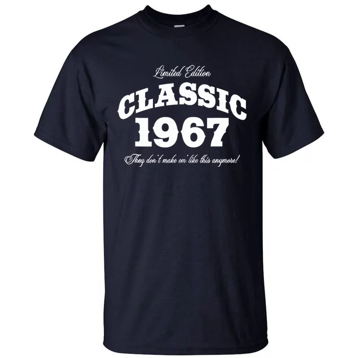 56 Year Old: Vintage Classic Car 1967 56th Birthday Tall T-Shirt