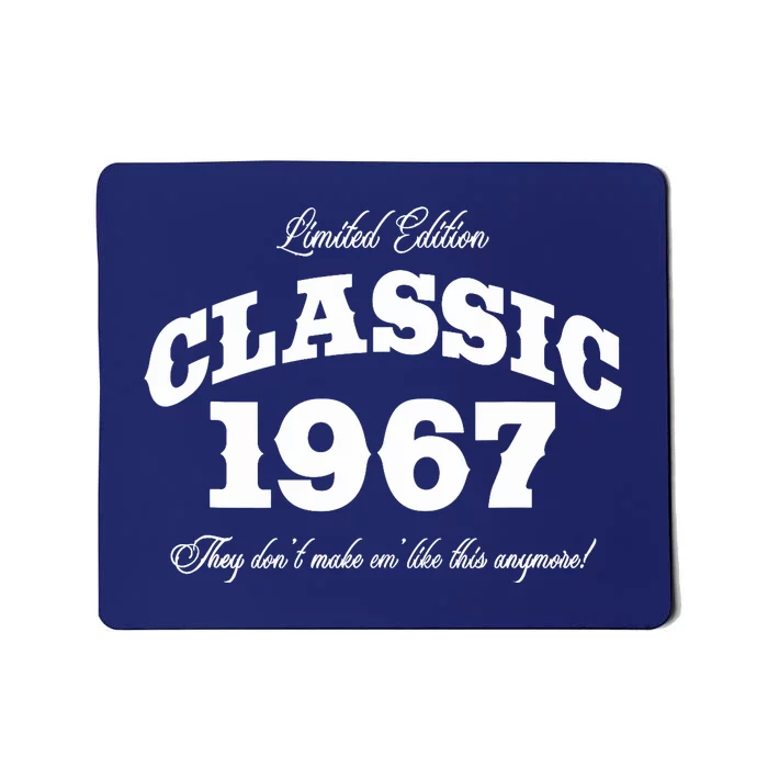 56 Year Old: Vintage Classic Car 1967 56th Birthday Mousepad