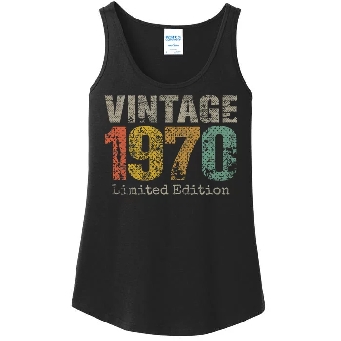 54 Year Old Gifts Vintage 1970 Limited Edition 54th Birthday Ladies Essential Tank