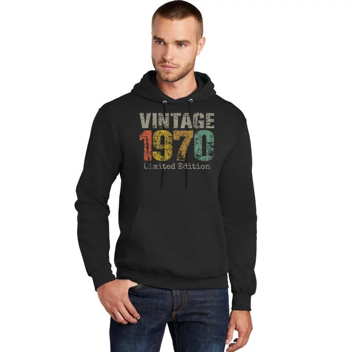 54 Year Old Gifts Vintage 1970 Limited Edition 54th Birthday Tall Hoodie