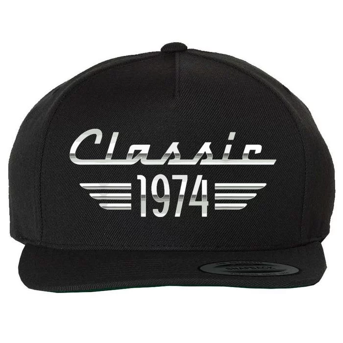 50 Year Old Gifts For Classic 1974 50th Birthday Wool Snapback Cap