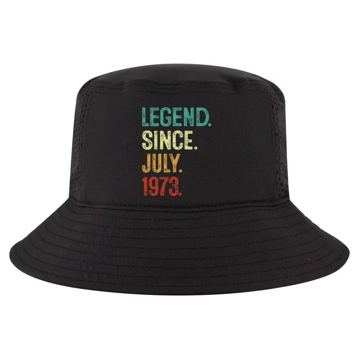 50 Years Old Legend Since July 1973 50th Birthday Cool Comfort Performance Bucket Hat