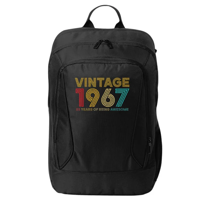 55 Year Old Vintage 1967 Limited Edition 55th Birthday City Backpack