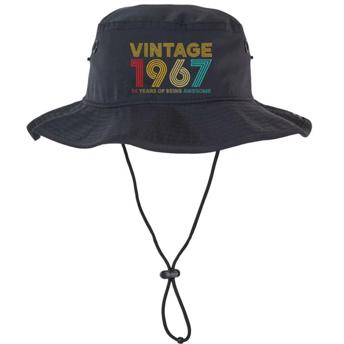 55 Year Old Vintage 1967 Limited Edition 55th Birthday Legacy Cool Fit Booney Bucket Hat