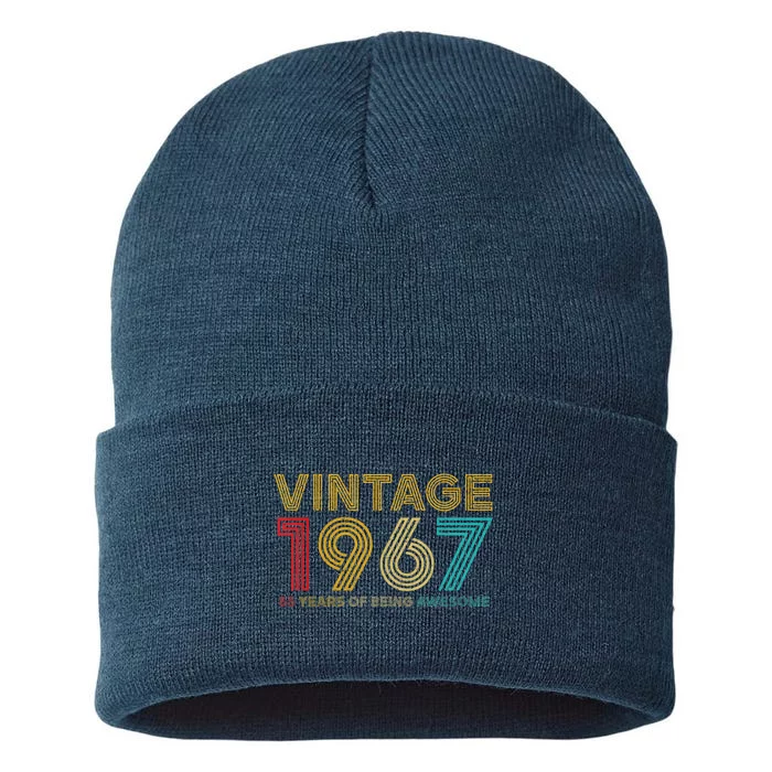 55 Year Old Vintage 1967 Limited Edition 55th Birthday Sustainable Knit Beanie