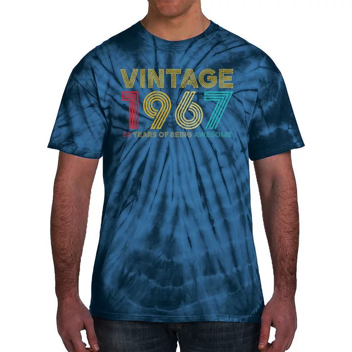 55 Year Old Vintage 1967 Limited Edition 55th Birthday Tie-Dye T-Shirt