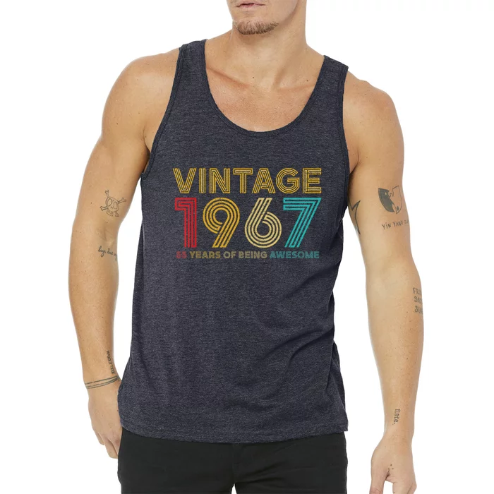 55 Year Old Vintage 1967 Limited Edition 55th Birthday Tank Top