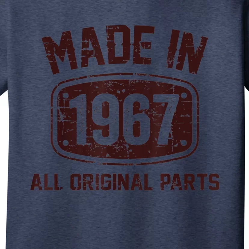 55 Years Old Made in 1967 All Original Parts 55th Birthday T-Shirt