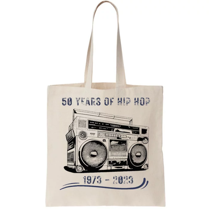 50 Years Of Hip Hop 50th Anniversary Of Rap Tote Bag