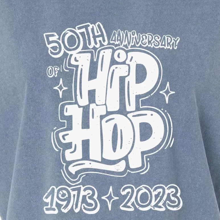 50 Years Old 50th Anniversary Of Hip Hop Graffiti Hip Hop Garment-Dyed Women's Muscle Tee