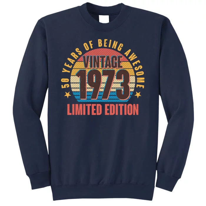 50 Years Of Being Awesome 1973 Limited Edition Vintage Retro Sweatshirt