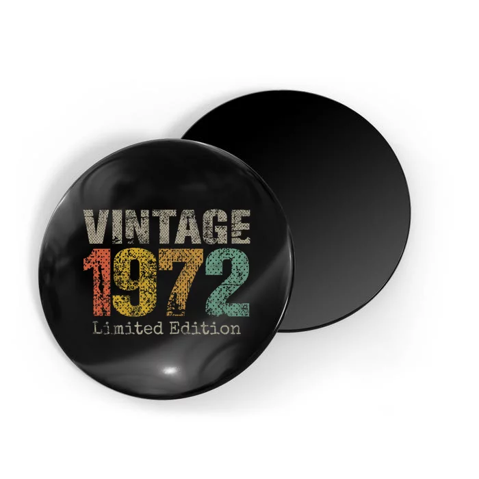 52 Year Old Gifts Vintage 1972 Limited Edition 52nd Birthday Magnet