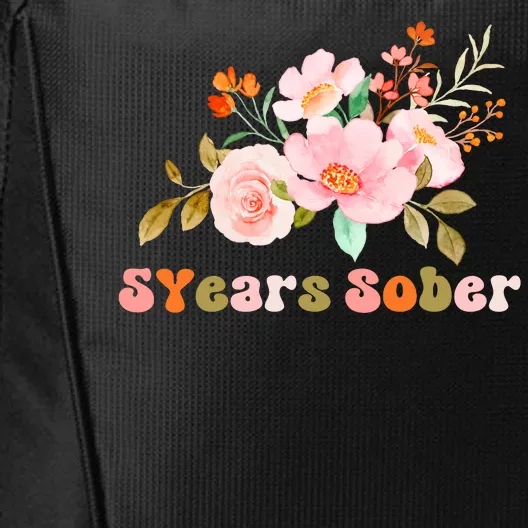 5 Years Sober Gift Sober Anniversary Gift Sobriety Gift Recovery Soberversary City Backpack