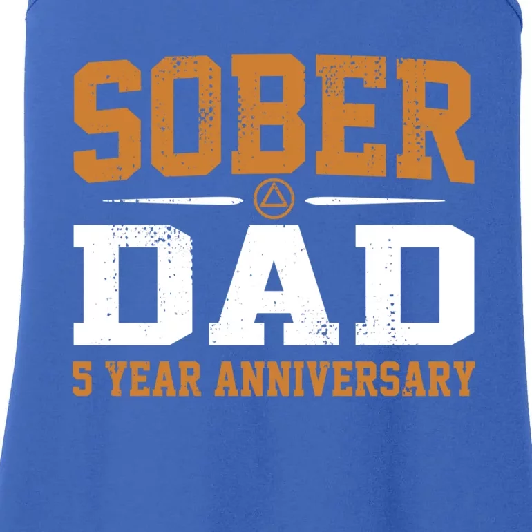 5 Years Sober Dad Aa Alcoholics Anonymous Recovery Sobriety Gift Ladies Essential Tank