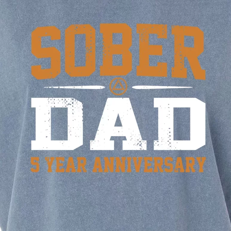 5 Years Sober Dad Aa Alcoholics Anonymous Recovery Sobriety Gift Garment-Dyed Women's Muscle Tee