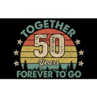 50 Years Together To Go Vintage Bumper Sticker