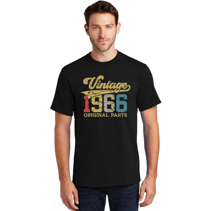 57 Years Vintage 1966 Retro 57th Birthday Tall T-Shirt