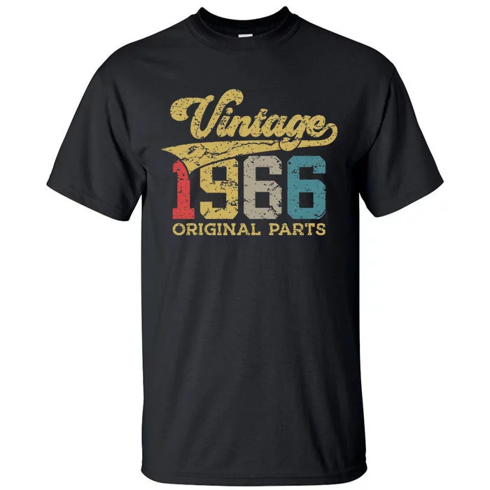 57 Years Vintage 1966 Retro 57th Birthday Tall T-Shirt