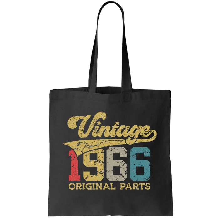 57 Years Vintage 1966 Retro 57th Birthday Tote Bag