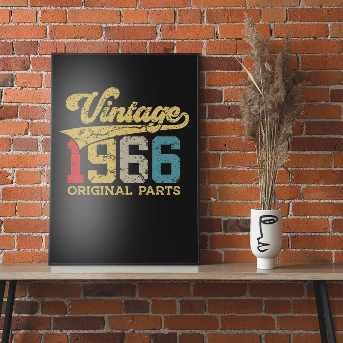 57 Years Vintage 1966 Retro 57th Birthday Poster