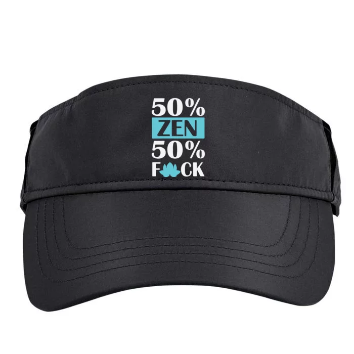 50% Zen 50% Fuck Adult Drive Performance Visor