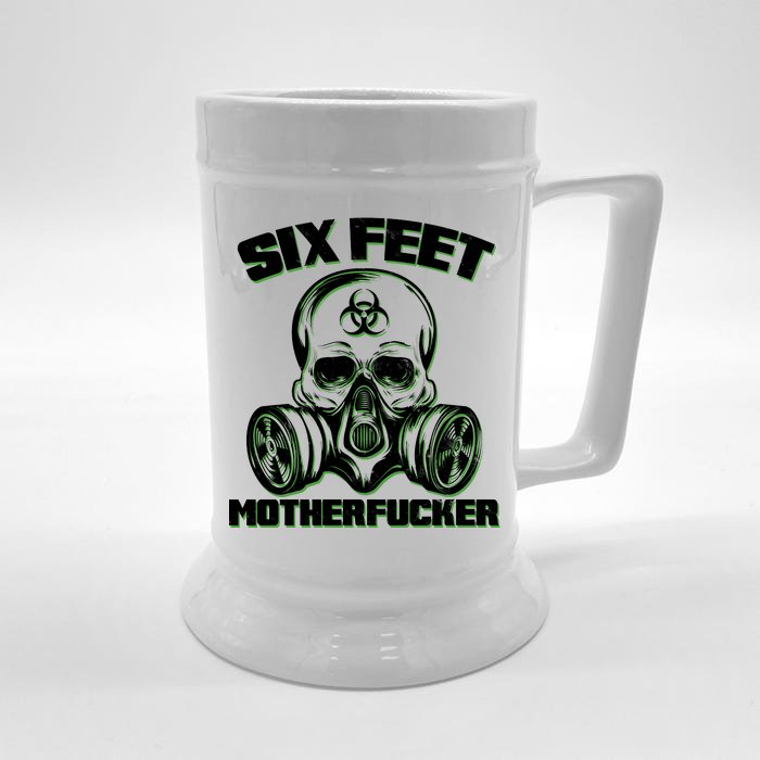 6 Feet MotherF-ucker Front & Back Beer Stein