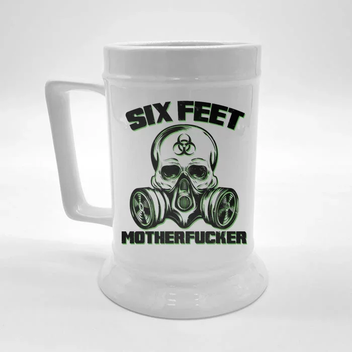 6 Feet MotherF-ucker Front & Back Beer Stein