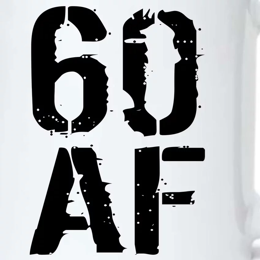 60 AF 60th Birthday Black Color Changing Mug