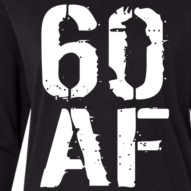 60 AF 60th Birthday Womens Cotton Relaxed Long Sleeve T-Shirt