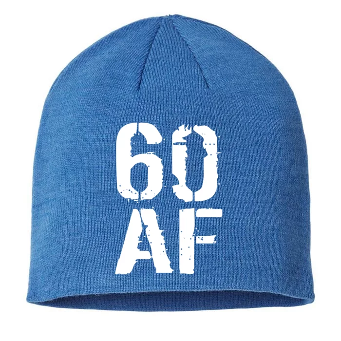 60 AF 60th Birthday 8 1/2in Sustainable Knit Beanie