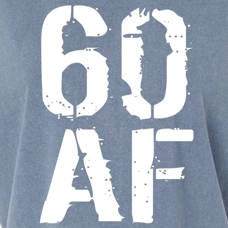 60 AF 60th Birthday Garment-Dyed Women's Muscle Tee