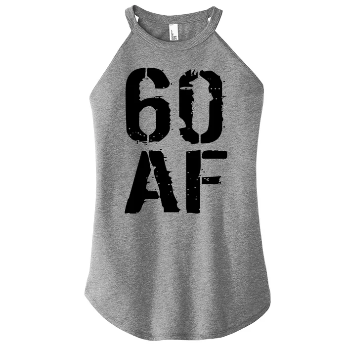 60 AF 60th Birthday Women’s Perfect Tri Rocker Tank