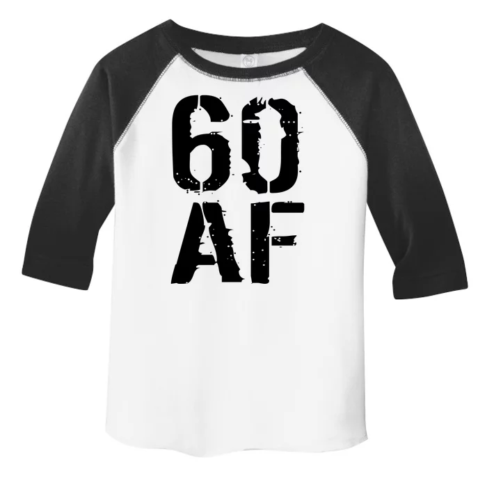 60 AF 60th Birthday Toddler Fine Jersey T-Shirt