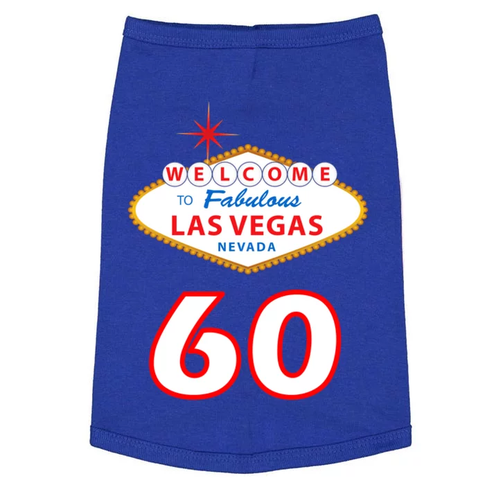 60 Years Old In Vegas - 60th Birthday Doggie Tank