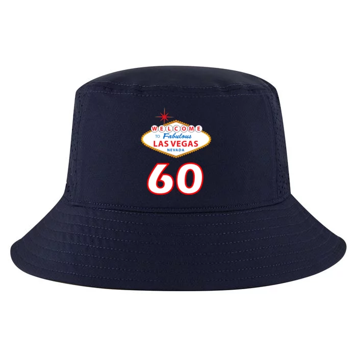 60 Years Old In Vegas - 60th Birthday Cool Comfort Performance Bucket Hat