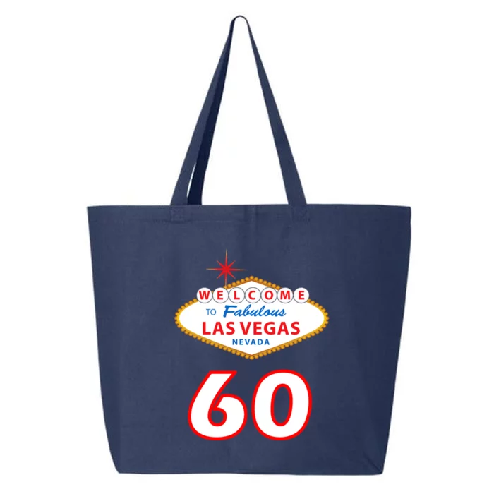 60 Years Old In Vegas - 60th Birthday 25L Jumbo Tote