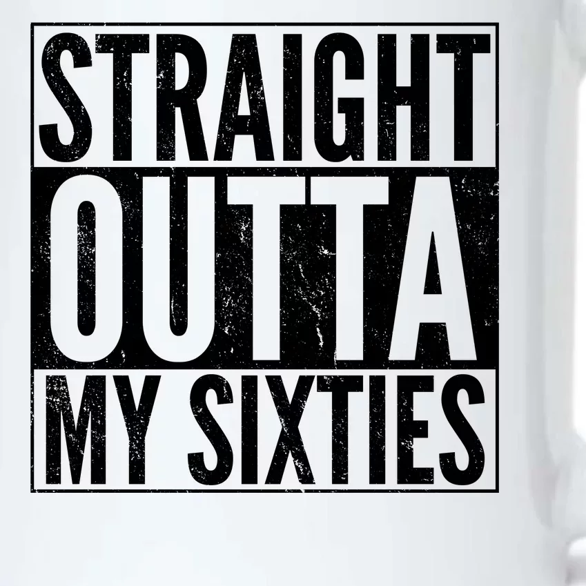 60th Birthday - Straight Outta My Twenties Sixties Black Color Changing Mug