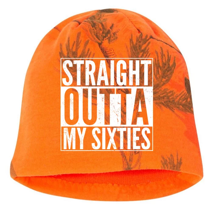 60th Birthday - Straight Outta My Twenties Sixties Kati - Camo Knit Beanie