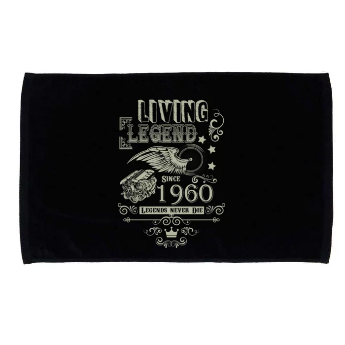 60th Birthday Legend Since 1960 Microfiber Hand Towel