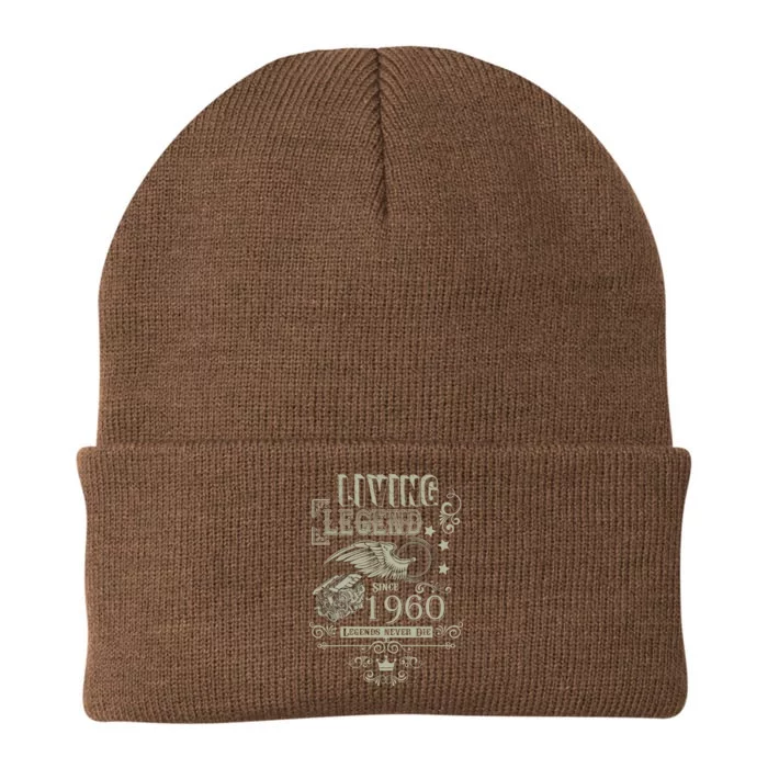 60th Birthday Legend Since 1960 Knit Cap Winter Beanie