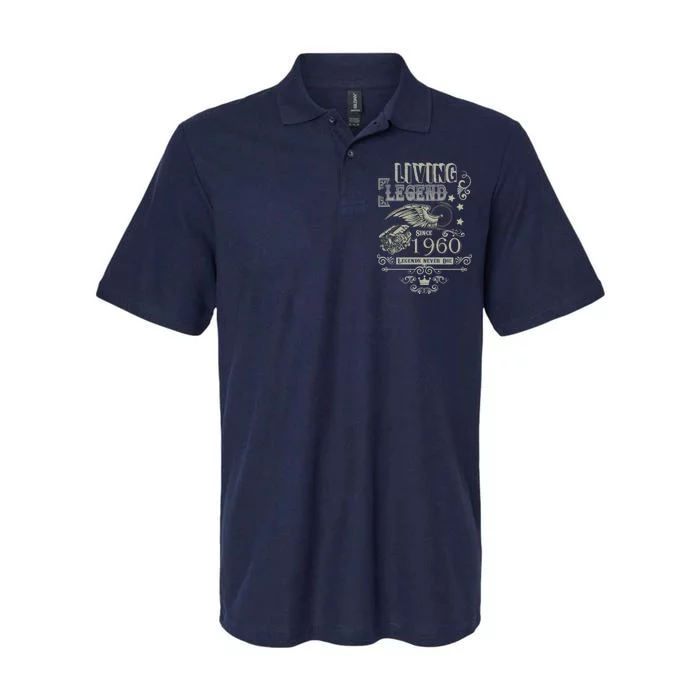 60th Birthday Legend Since 1960 Softstyle Adult Sport Polo