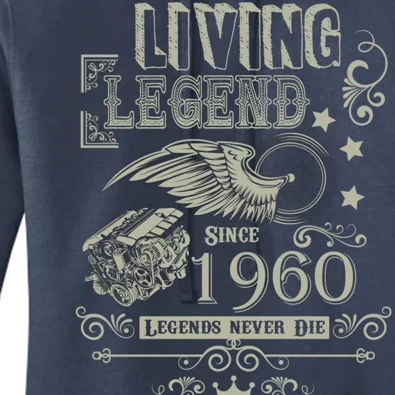 60th Birthday Legend Since 1960 Women's Pullover Hoodie