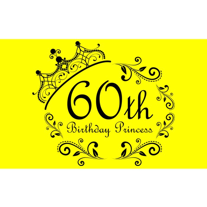 60th Birthday Princess Bumper Sticker