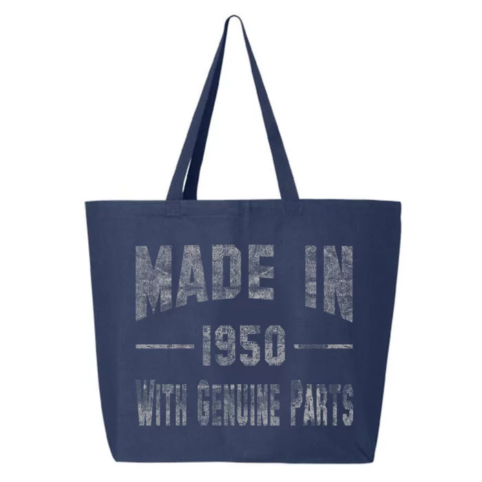 65th Birthday Gift Made In 1950 With Genuine Parts 25L Jumbo Tote